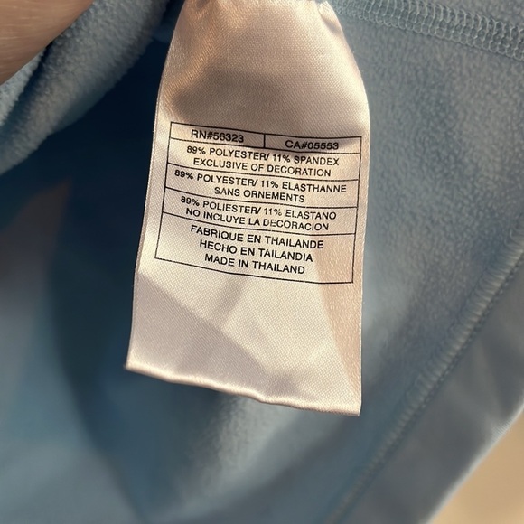 Nike Fit Dry Quarter Zip L 14-16 Activewear Athleisure Casual Workout Light Blue - Picture 4 of 7